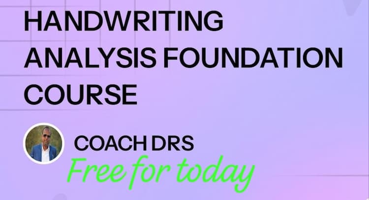 course | HANDWRITING ANALYSIS FOUNDATION COURSE